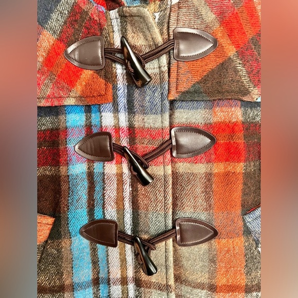 NWOT Veronica Beard Ianna Wool Duffle Coat Multicolor Jacket Size 6 - Picture 6 of 11